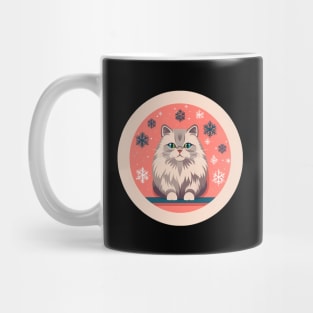 Siberian Cat Xmas Ornament, Love Cats Mug